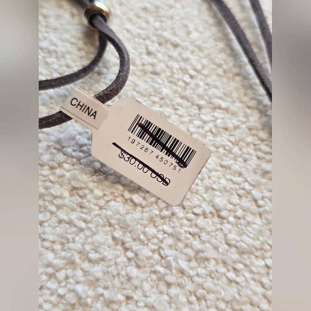NWT! Free People, Freefall Pendant Necklace - Multi/Labrodite, MSRP $30